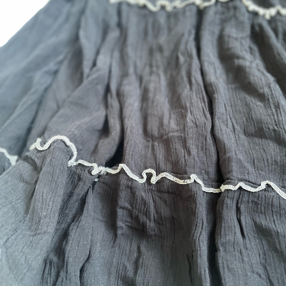 Black tiered dress from Accessorize size xs backless dress - Picture 5 of 6